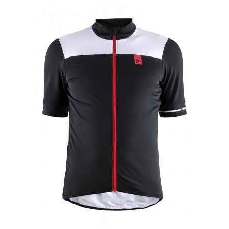 Craft Point Jersey fietsshirt korte mouwen zwart heren