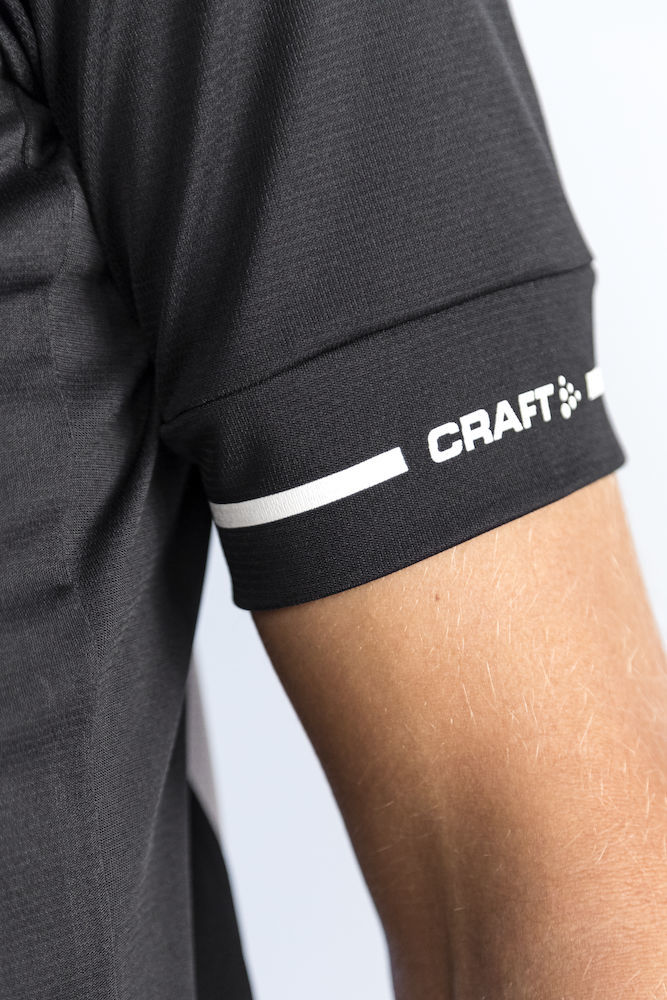 Craft Point Jersey fietsshirt korte mouwen zwart heren