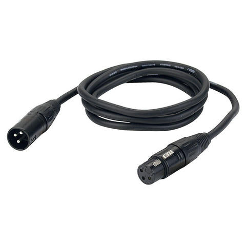 DAP Audio FL0120 XLR female - XLR male kabel voor XLR & DMX signaal 20 meter