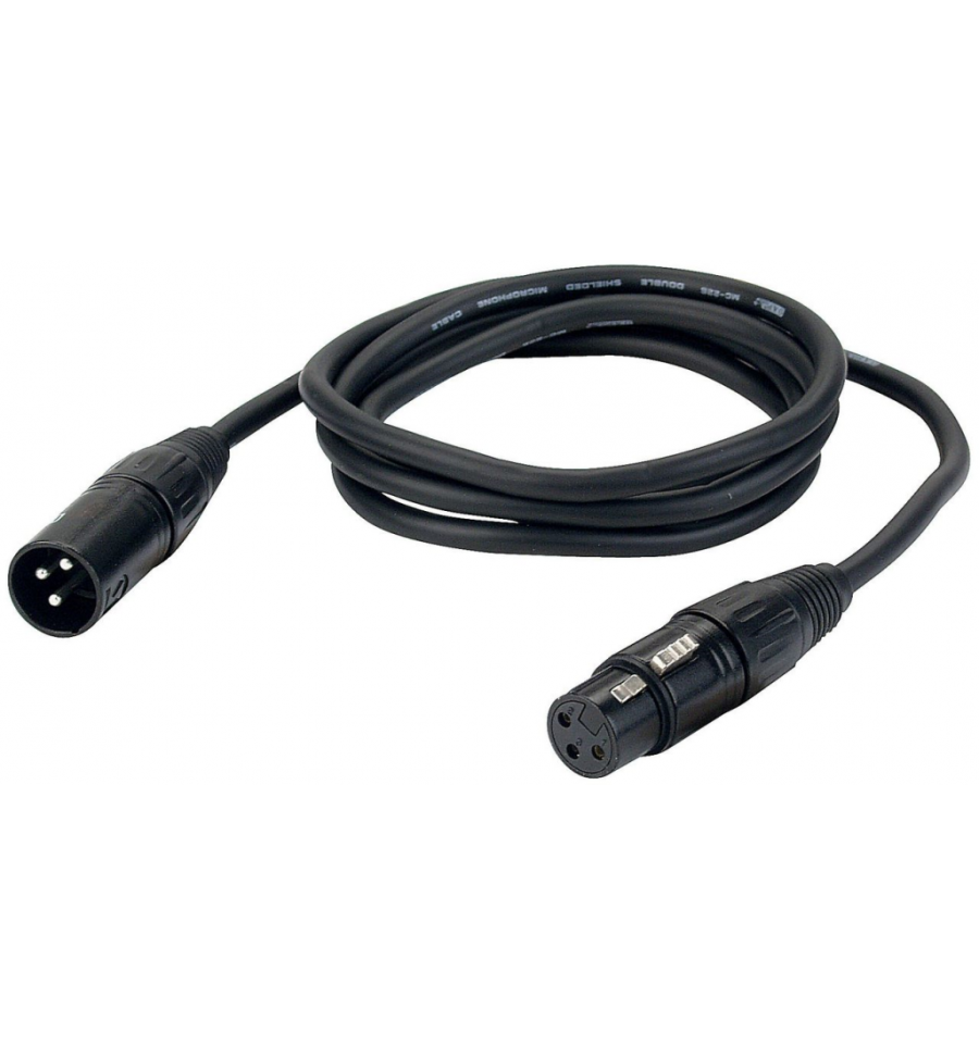 DAP Audio FL016 XLR female - XLR male kabel voor XLR & DMX signaal 6 meter