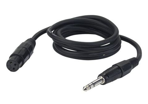 DAP Audio FL036 XLR female - jack stereo gebalanceerde audiosignaalkabel 6m