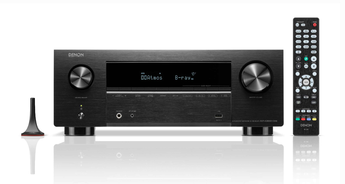 Denon AVR-X2800HDABBKE2 surround receiver met DAB+ tuner