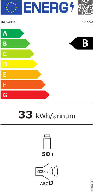 Dometic CFX 50 Koelbox kan koelen en vriezen, werkt op 12,24 en 240 Volt