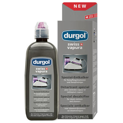 Durgol Swiss Vapura ontkalker voor stoomstrijker en stoomreiniger, flacon 500 ml