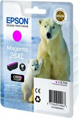 Epson 26 XL magenta Inkjet 26XL, 700 Pagina's