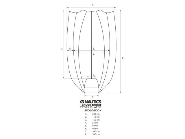 G-Nautics Boothoes M boothoes voor bootlengte 230-280 cm