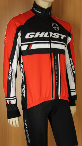 Ghost WINTER JACKET fietsjack rood heren