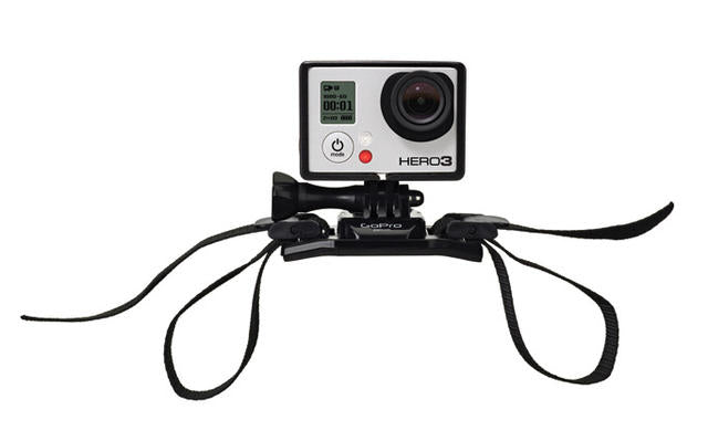 GoPro Vented Helmet Strap met baseplate