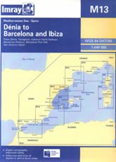 Imray M13 Denia to Barcelona & Ibiza