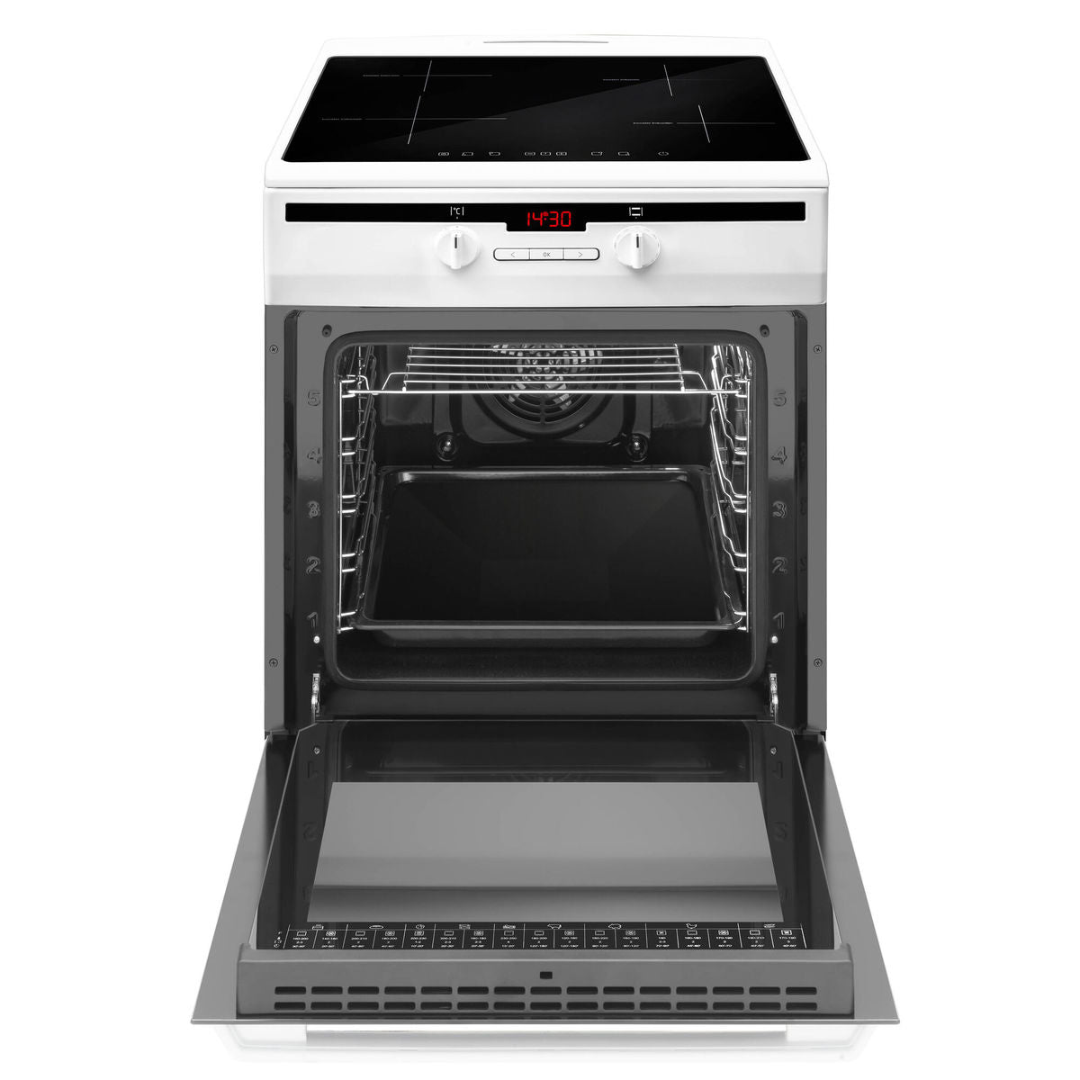 Inventum VFI6042WIT met multi functionele oven