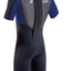 JS Watersports Maui Flex 3/2 shorty wetsuit zwart/blauw heren