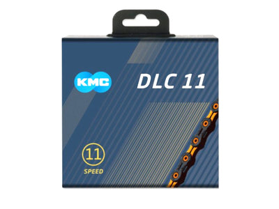 KMC DLC 11 zwart/oranje 11 speed ketting