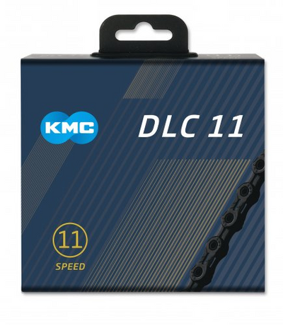 KMC DLC 11 zwart/rood 11 speed ketting