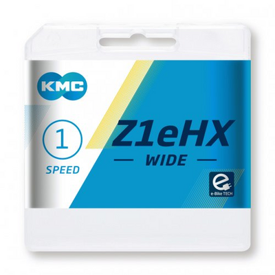 KMC Z1eHX Wide Silver 1-speed fietsketting