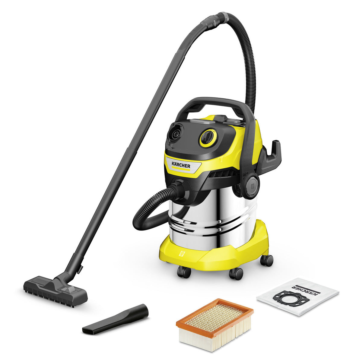 Karcher WD5 S V-25/5/22 voor droog, nat, fijn, grof zuigen, blaasfunctie