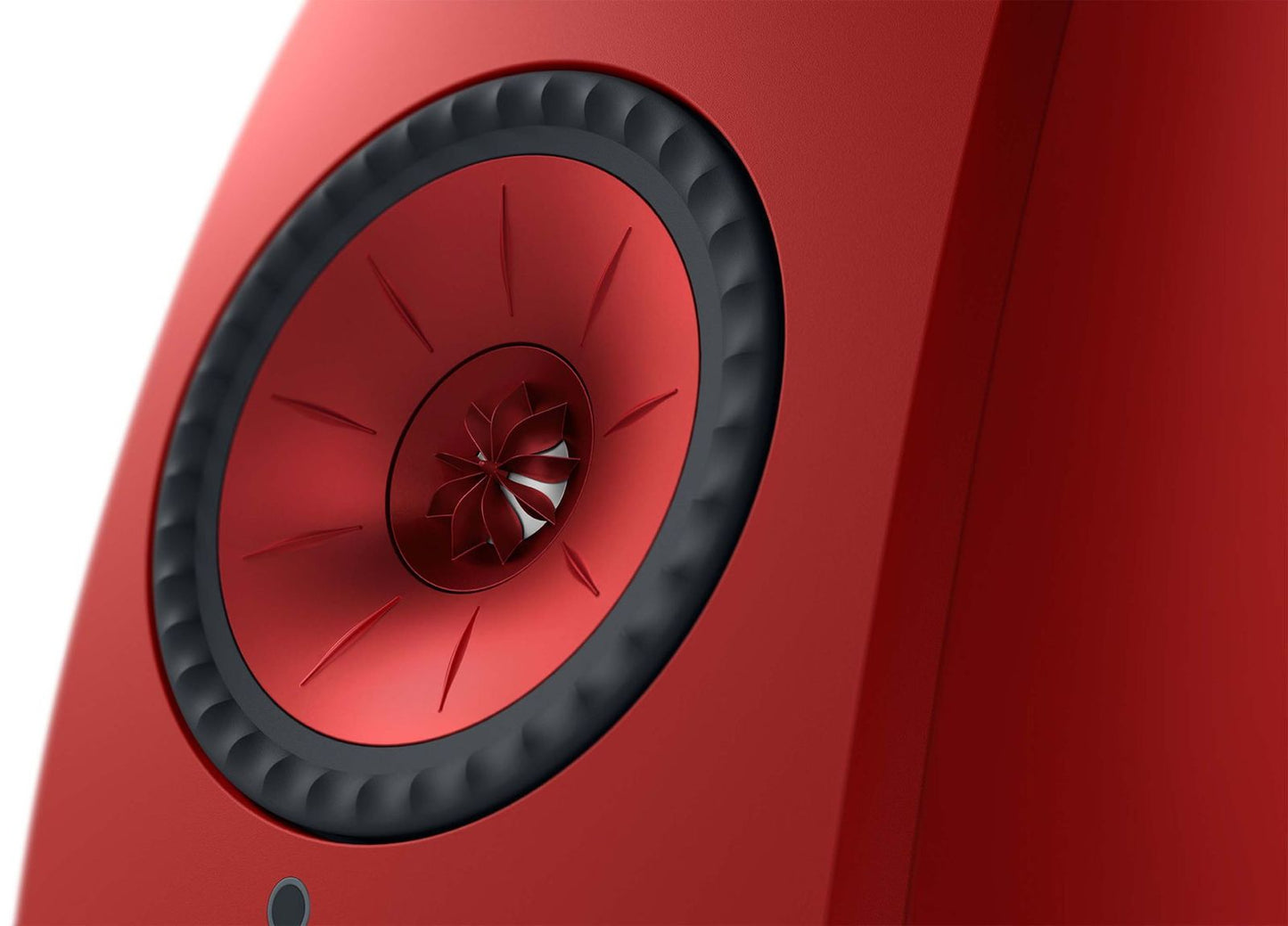 Kef LSX II set in rood all-in-one luidsprekersysteem