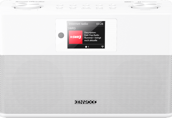 Kenwood CR-ST100S-W compacte smart radio