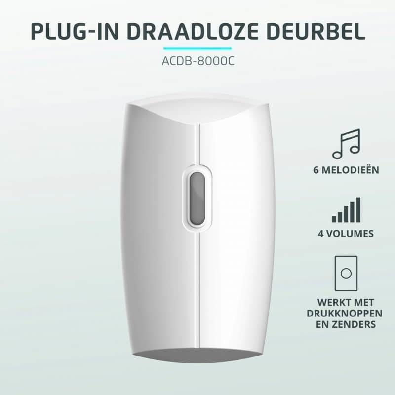 KlikAanKlikUit ACDB-8000C 230 volt deurbel