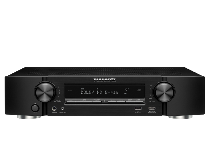 Marantz NR-1510/N1B zwart receiver met Google Assistant en Apple Siri spraakbesturing