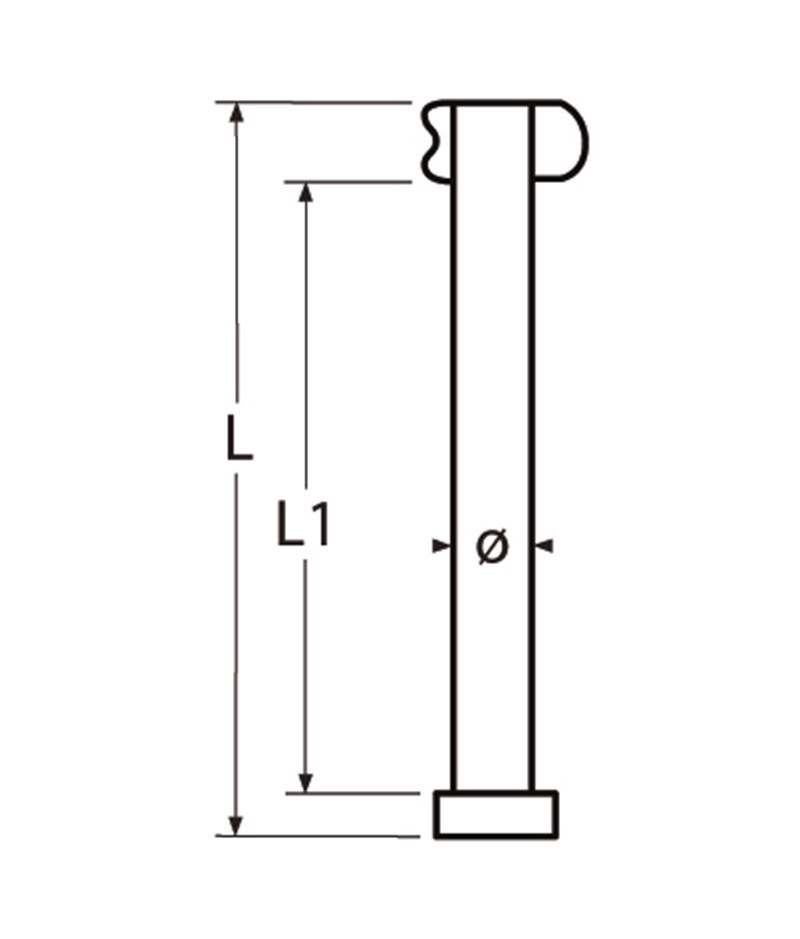 Marinetech Borstbout 6x56 mm met sleutel (5 stuks)