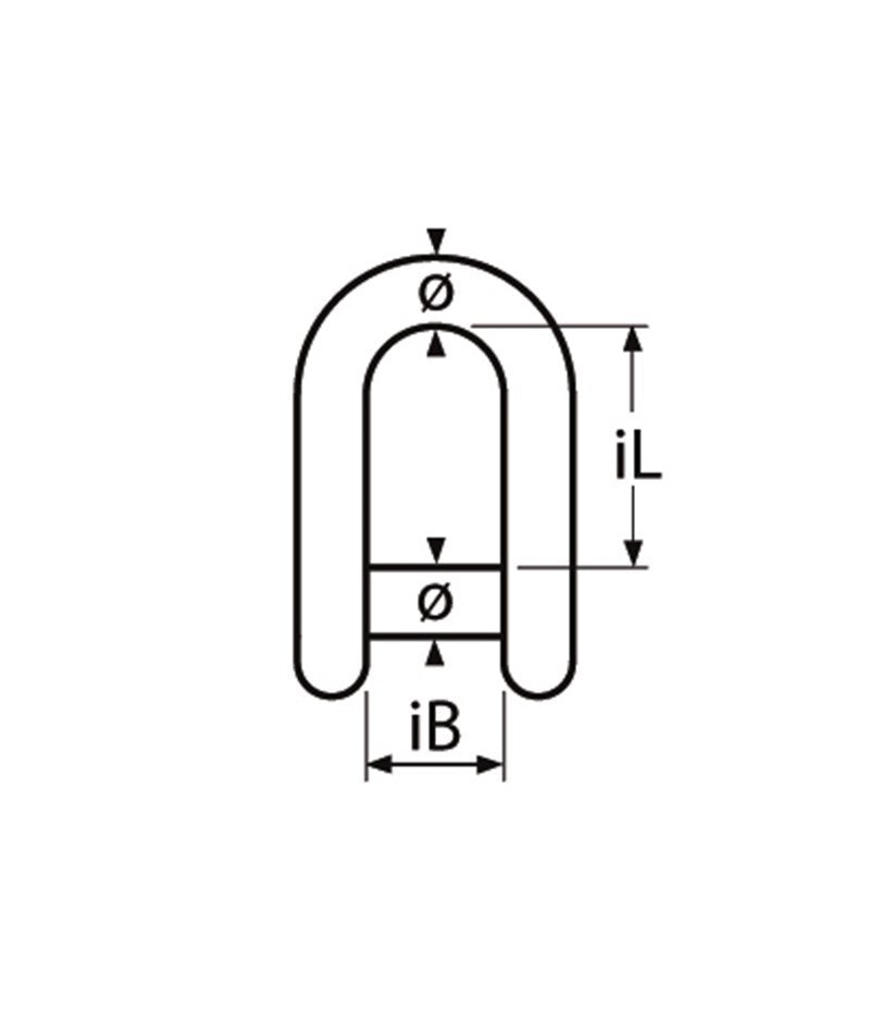 Marinetech D-Sluiting Imbus 10mm BL:3.700kg