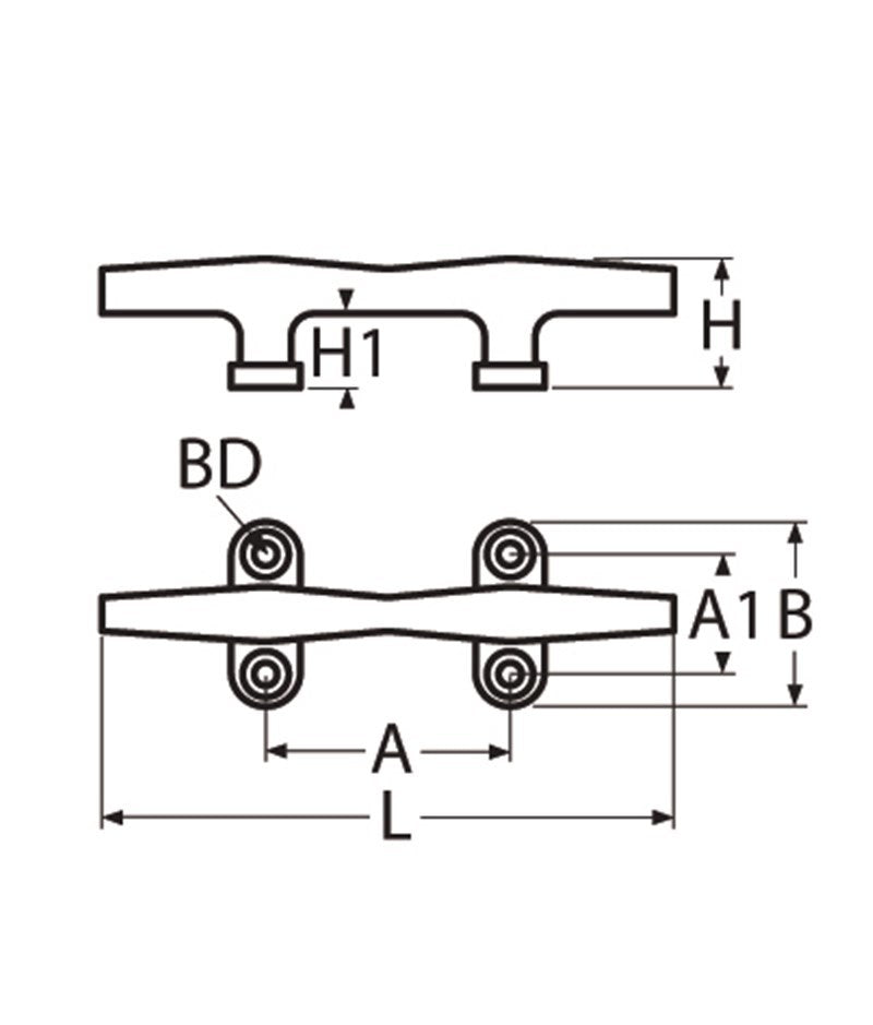 Marinetech Kikker Rond 4-Gats 300mm