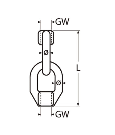 Marinetech Oogmoer Ovaal Dubbel M8