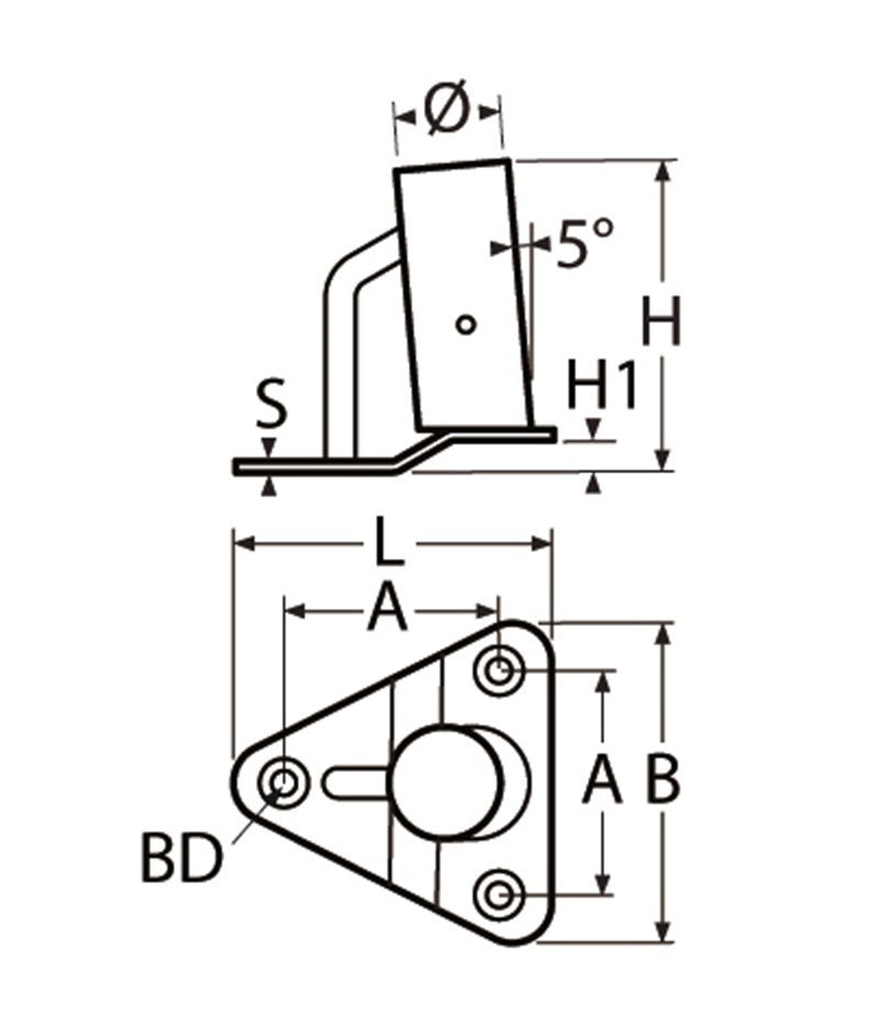 Marinetech Scepterpot 5° 25x85x86mm