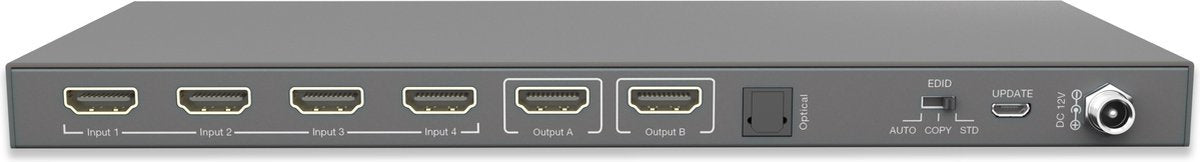 Marmitek Connect 642 Pro HDMI switch matrix 4K - 4 in / 2 uit