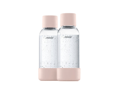 MySoda 2 flessen van 0.5 liter kleur Light Pink