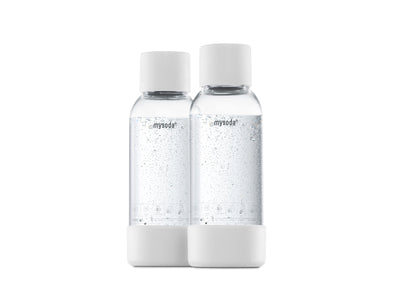 MySoda 2 flessen van 0.5 liter kleur White