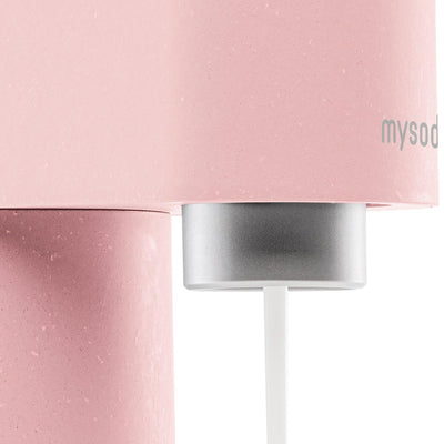 MySoda Woody Light Pink bruiswater apparaat inclusief CO2 cilinder