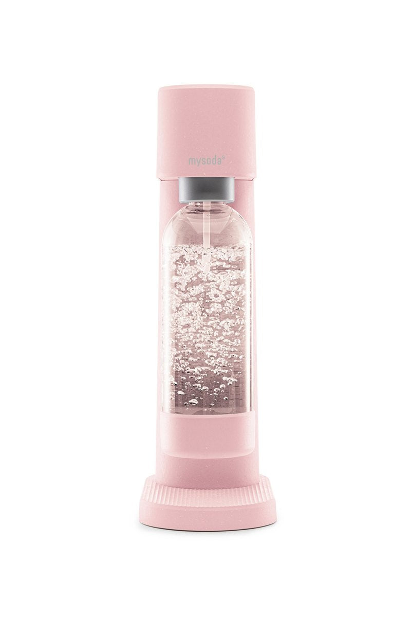 MySoda Woody Light Pink bruiswater apparaat inclusief CO2 cilinder
