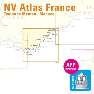 NV Atlas Frankrijk FR10 France Toulon to Menton