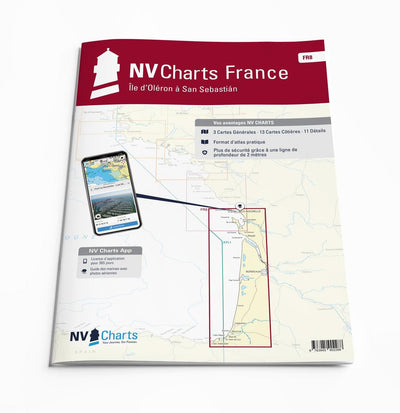 NV Atlas Frankrijk FR8 Île d'Oléron à San Sebastian - Bordeaux