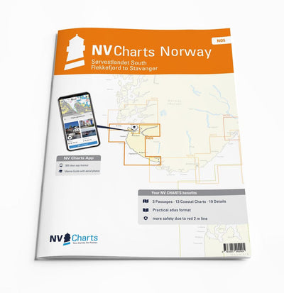 NV Atlas Noorwegen NO5 Sørvestlandet Sør - Flekkefjord til Stavanger