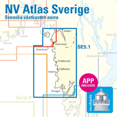 NV Atlas Zweden SE5.1 Svenska Västkusten Norra