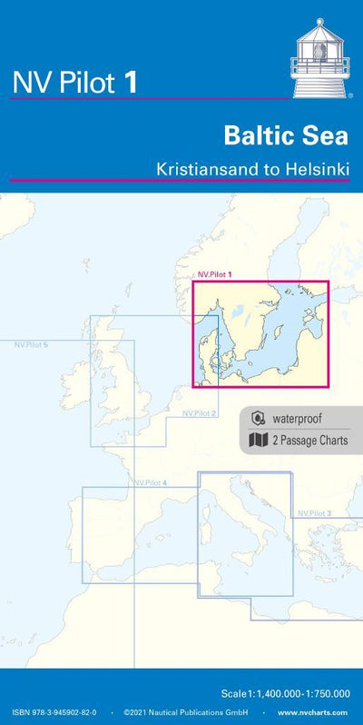 NV Pilotkaart 1 Baltic Sea - Kristiansand bis Helsinki