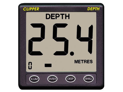 Nasa Clipper dieptemeter met transducer