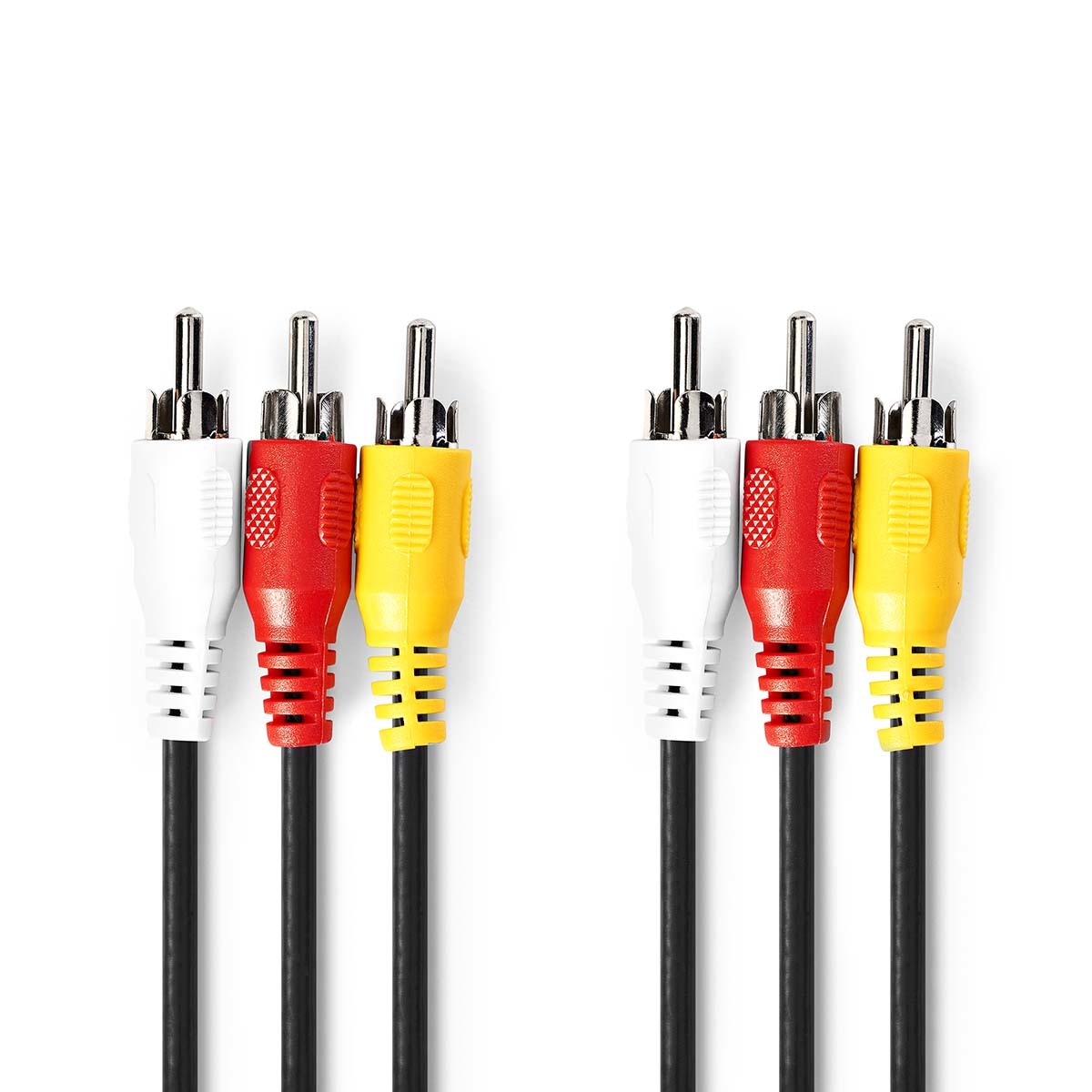 Nedis Composiet AV Videokabel 3x RCA Male naar 3x RCA Male, lengte kabel 1,5  meter