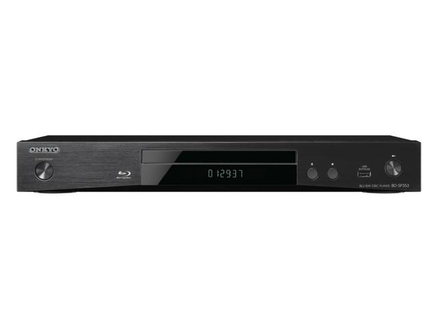 Onkyo BD-SP353B BD-Live, DivX Plus HD, AVCHD-compatible, 1080p Upscaling, USB
