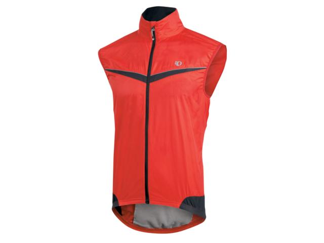 Pearl Izumi ELITE BARRIER fiets windbody rood met zwart heren