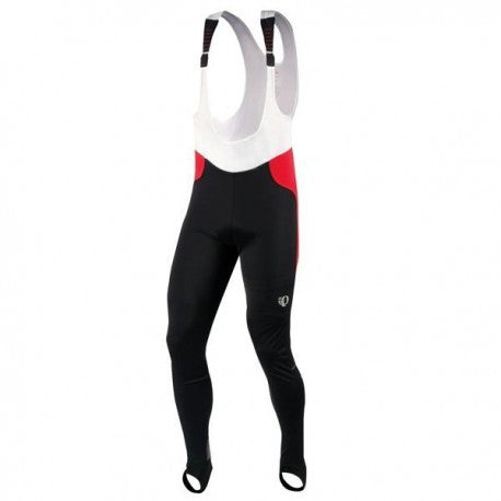 Pearl Izumi PRO SOFTSHELL BIB fietsbroek lang zwart met wit en rood heren