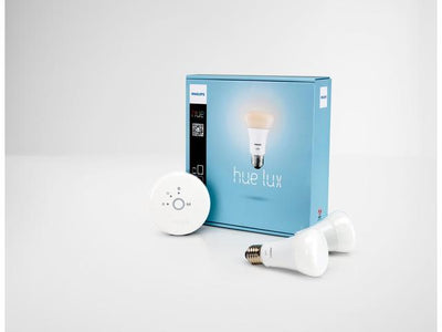 Philips HUE lux Starter kit 2 witte LEDlampen + bridge