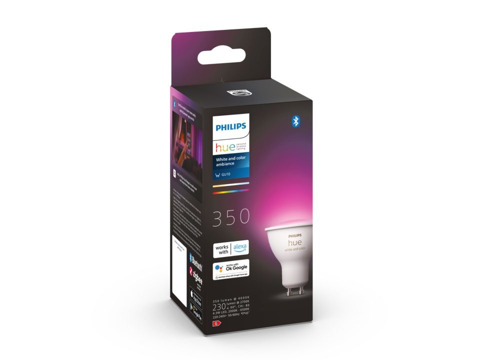 Philips HueWCA Hue Slimme Lichtbron GU10 Spot - White and Color Ambiance
