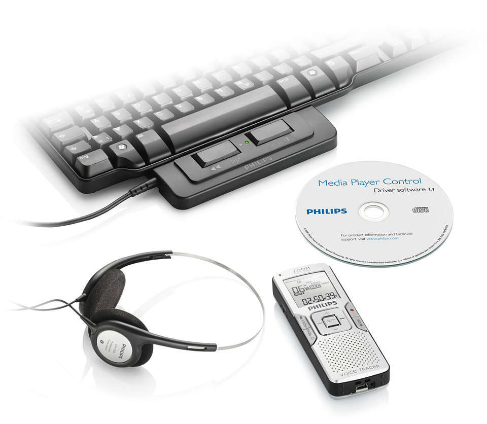 Philips LFH-0867 Writer Set Usb2.0 4GB 573Uur met Media Control Software