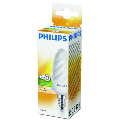 Philips Softone spaarlamp 190 lumen