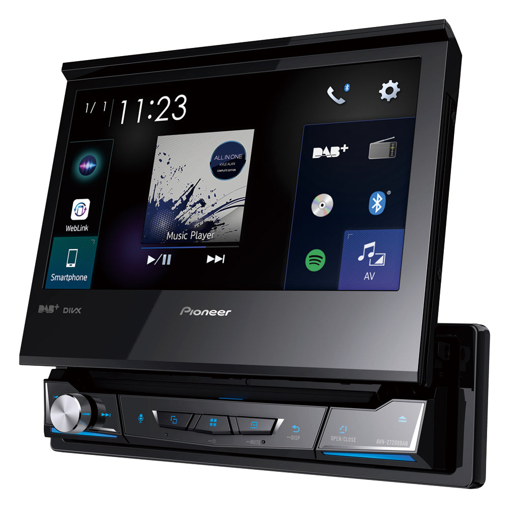 Pioneer AVH-Z7200DABAN autoradio multimedia met klapscherm