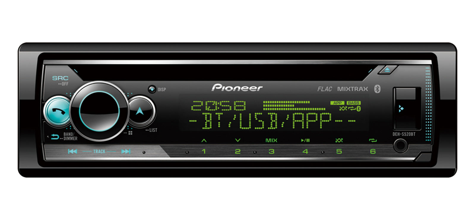 Pioneer DEH-S520BT-PH Autoradio met CD-speler