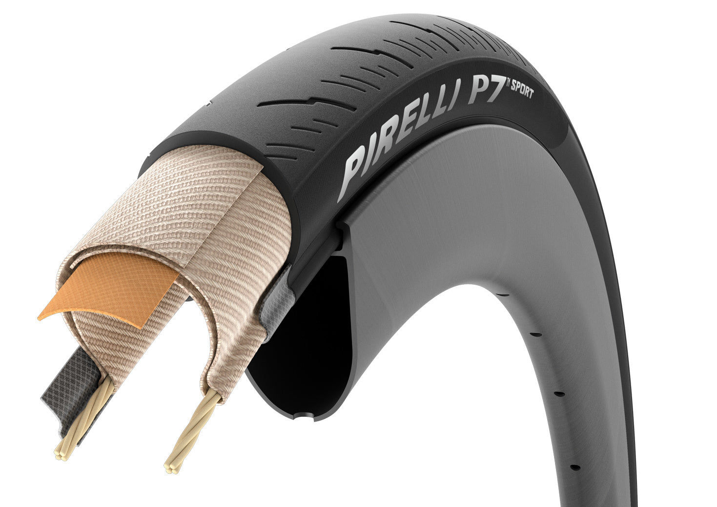 Pirelli P7 Sport race vouwband zwart